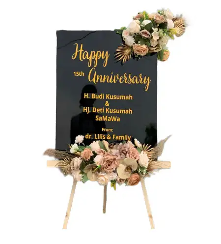 Papan Bunga Akrilik Makam Agung