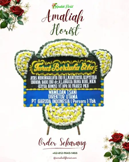 Papan Bunga Duka Makam Agung